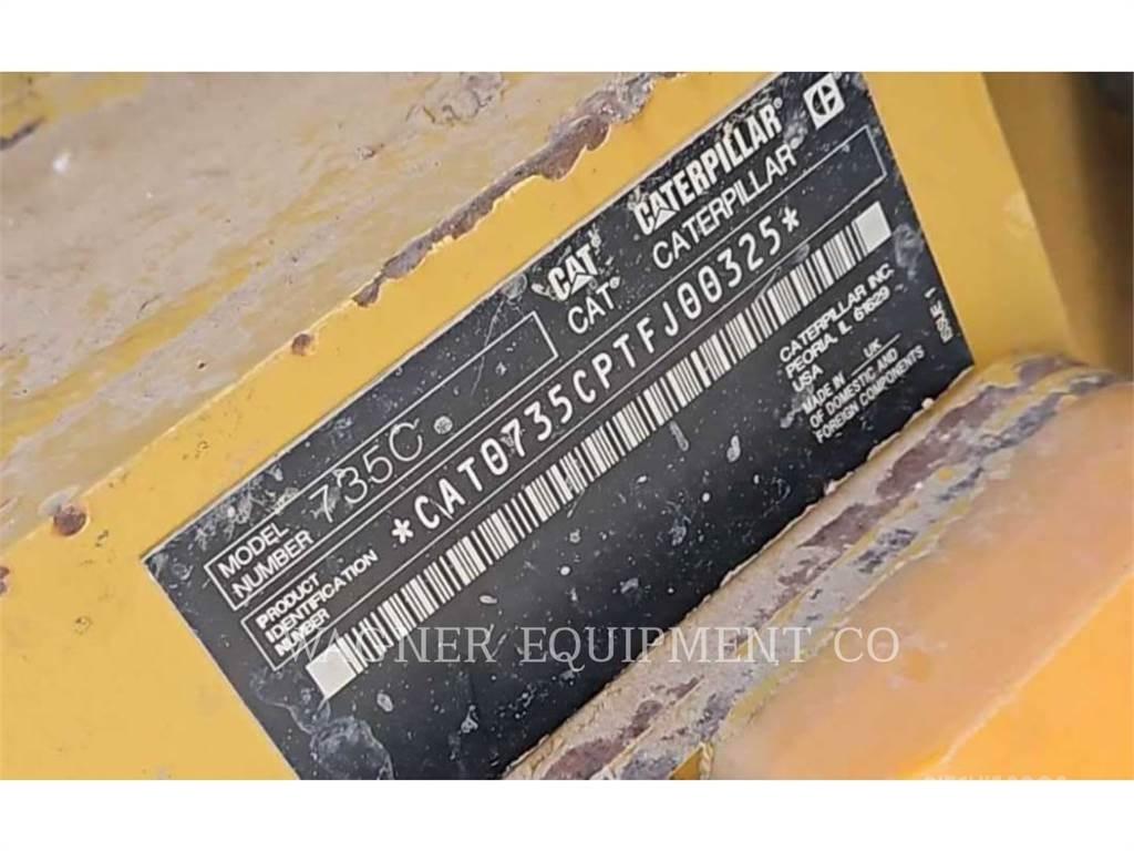 CAT 735C Artikulētie pašizgāzēji