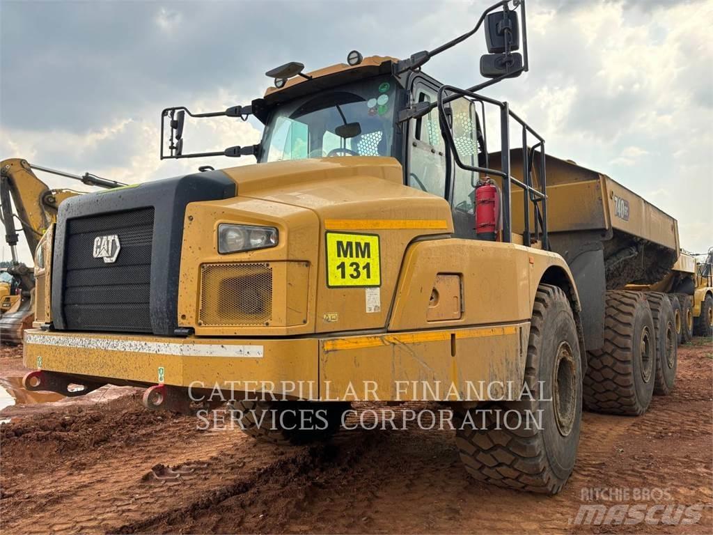 CAT 740-04GC Artikulētie pašizgāzēji