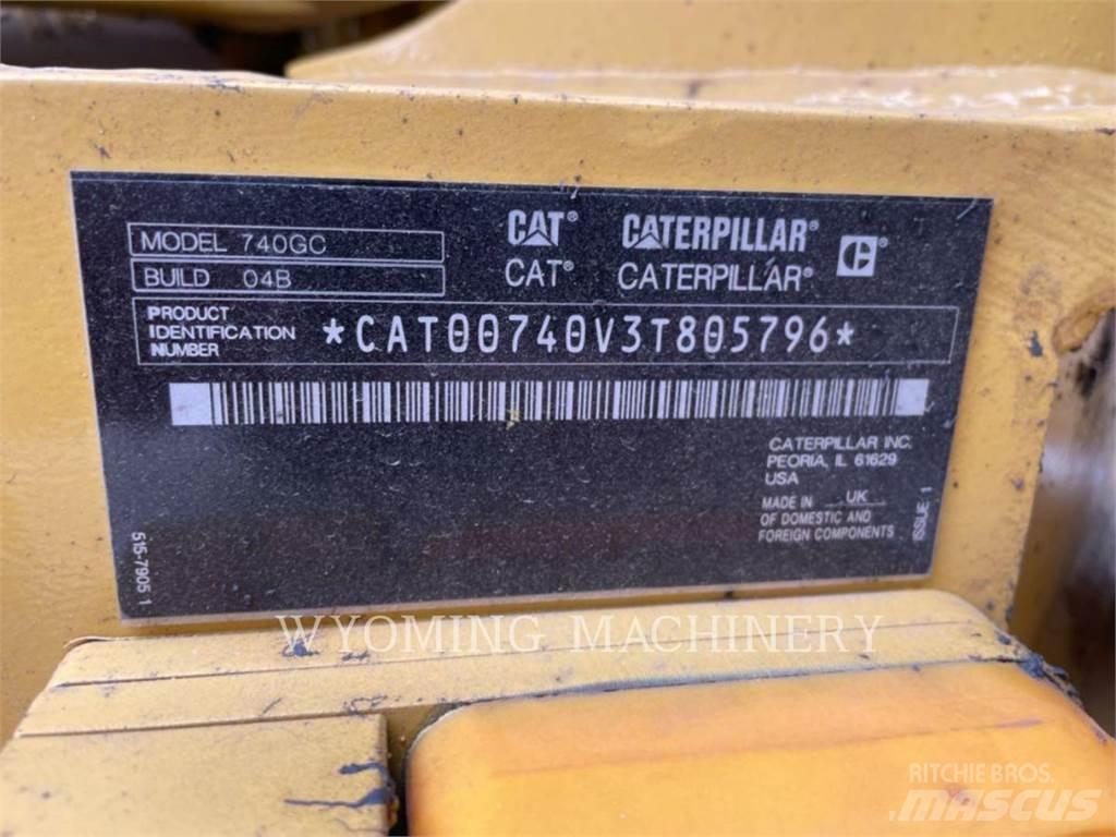 CAT 740 GC Artikulētie pašizgāzēji