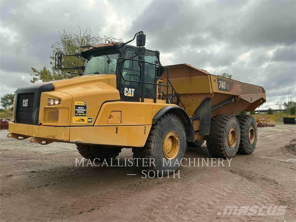 CAT 740 GC Artikulētie pašizgāzēji