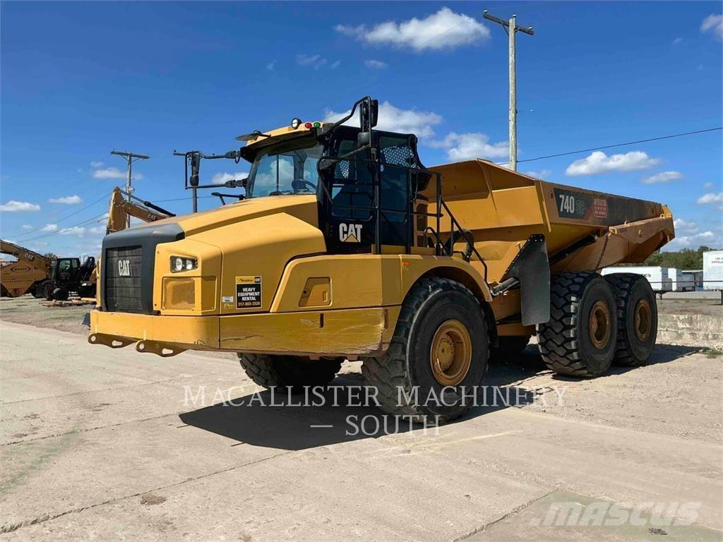 CAT 740 GC Artikulētie pašizgāzēji
