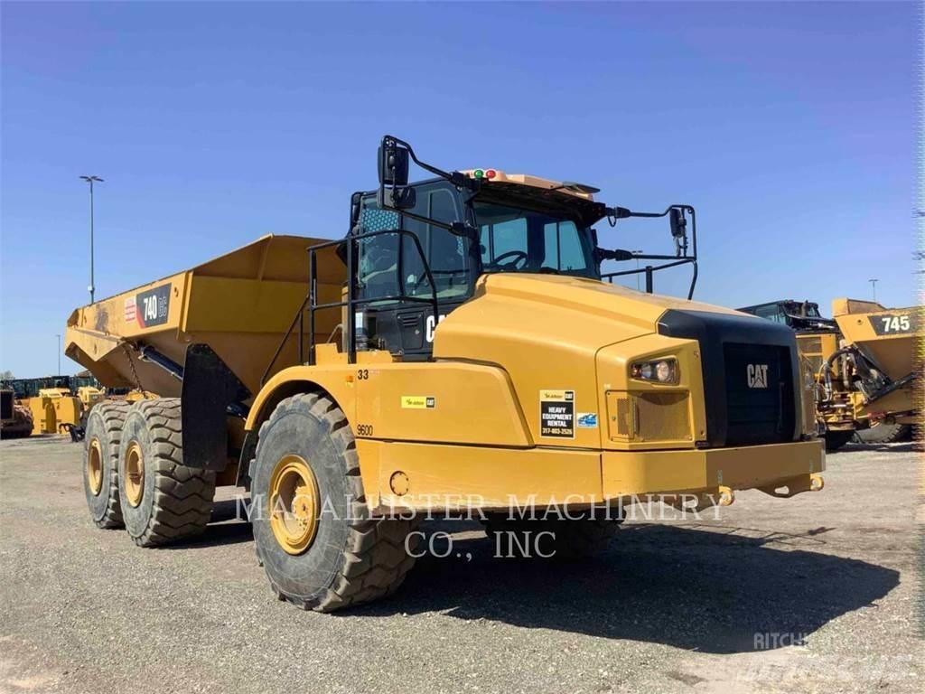 CAT 740GC Artikulētie pašizgāzēji