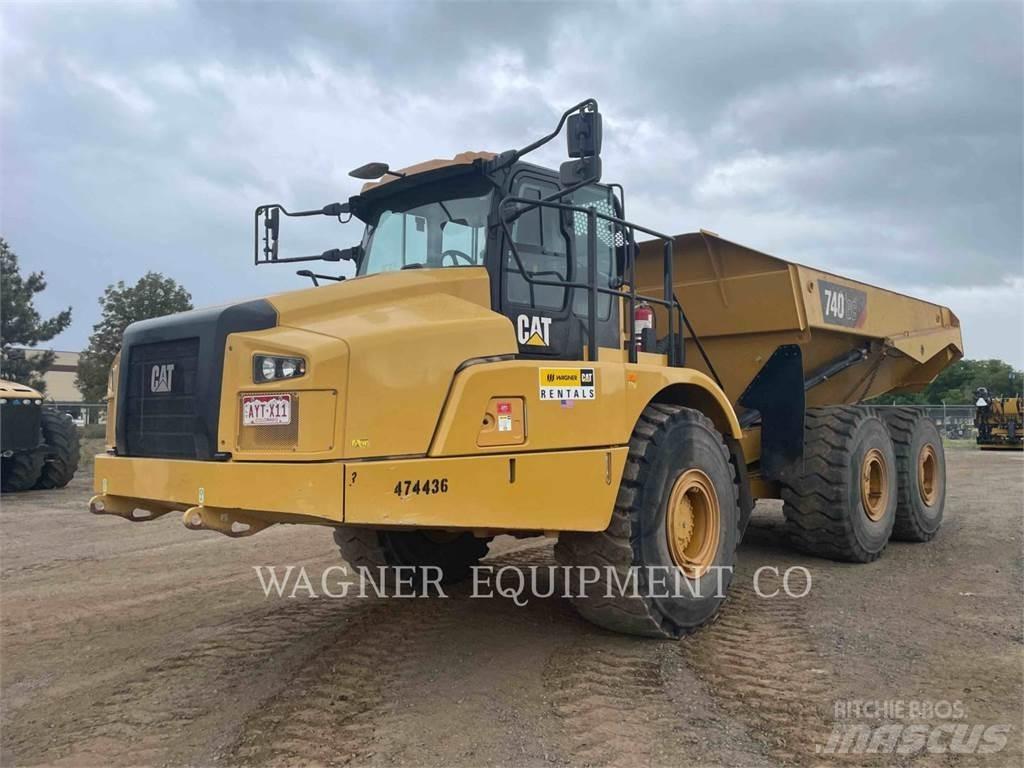 CAT 740GC Artikulētie pašizgāzēji