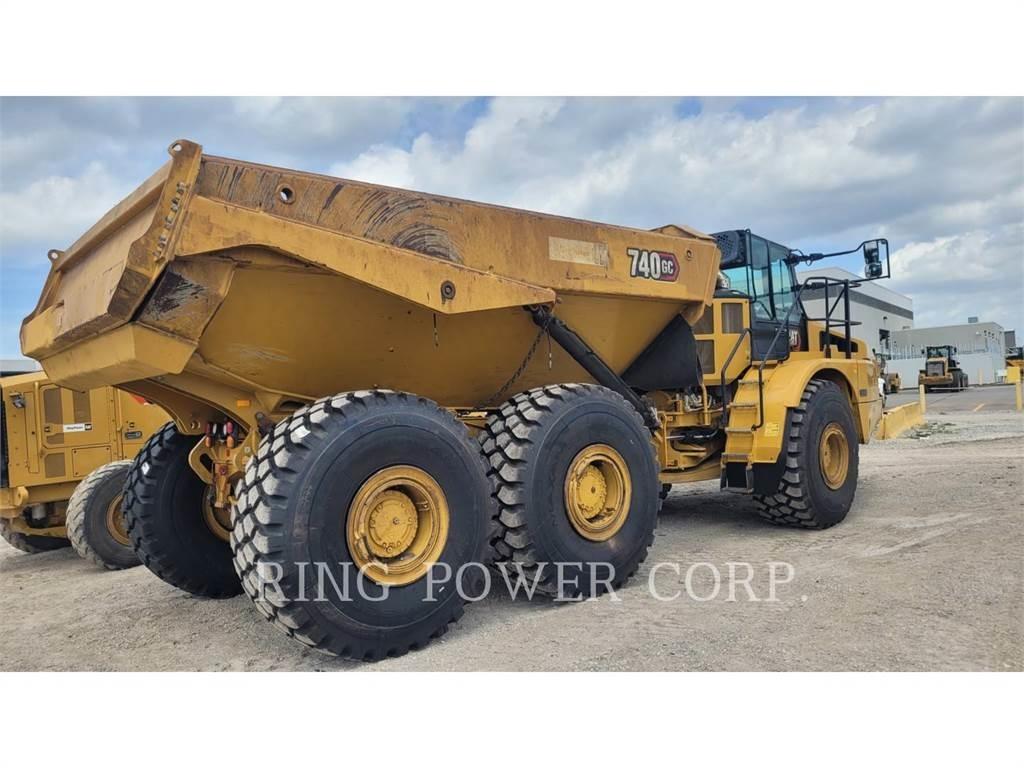 CAT 740GCTG Artikulētie pašizgāzēji