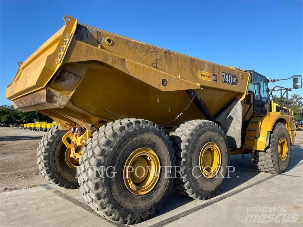 CAT 740GCTG Artikulētie pašizgāzēji