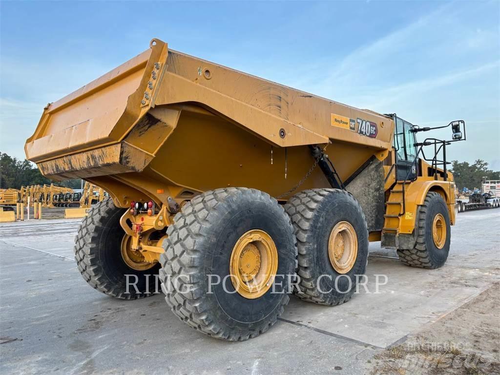 CAT 740GCTG Artikulētie pašizgāzēji