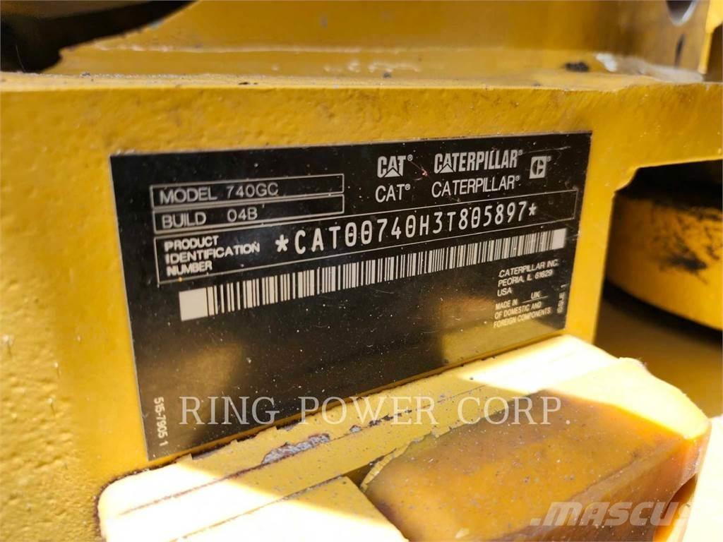 CAT 740GCTG Artikulētie pašizgāzēji
