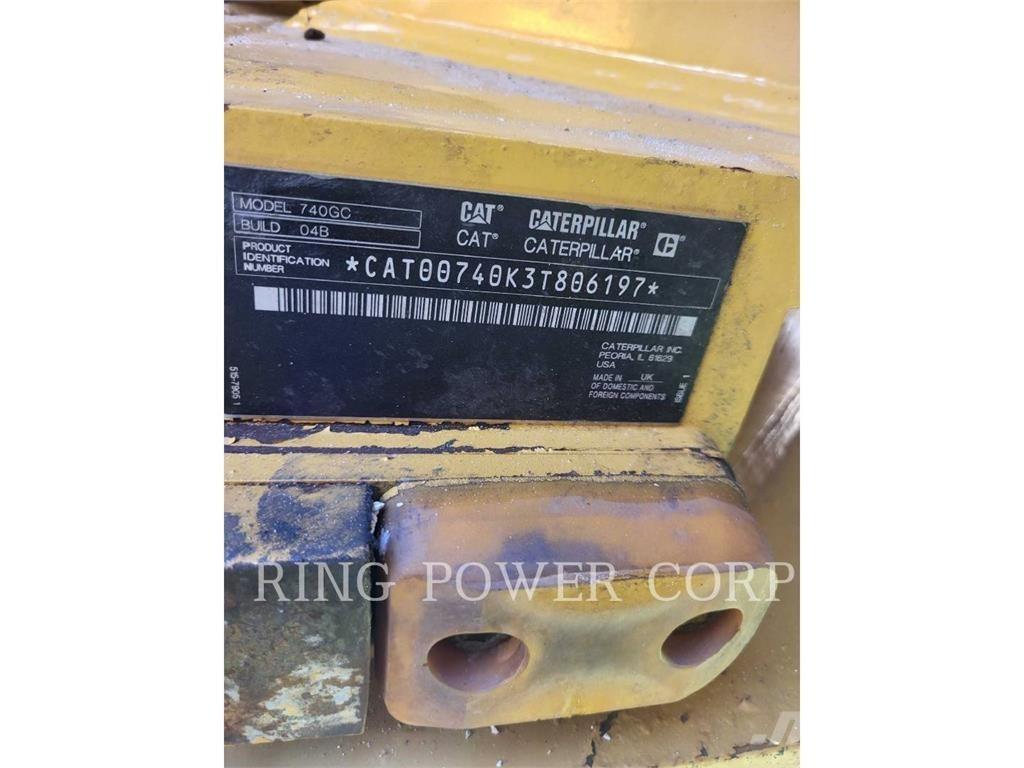 CAT 740GCTG Artikulētie pašizgāzēji