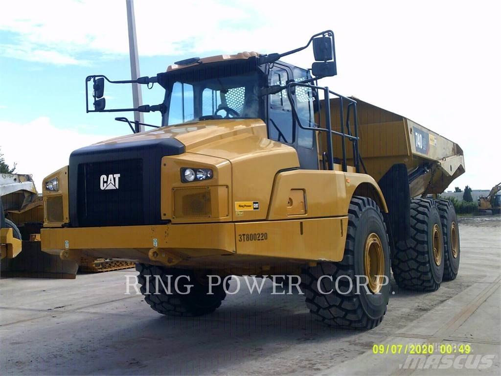 CAT 740GCTG Artikulētie pašizgāzēji