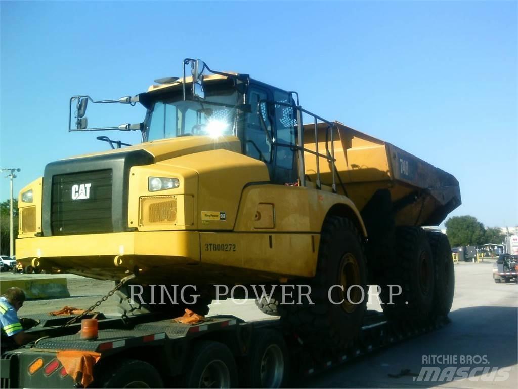 CAT 740GCTG Artikulētie pašizgāzēji