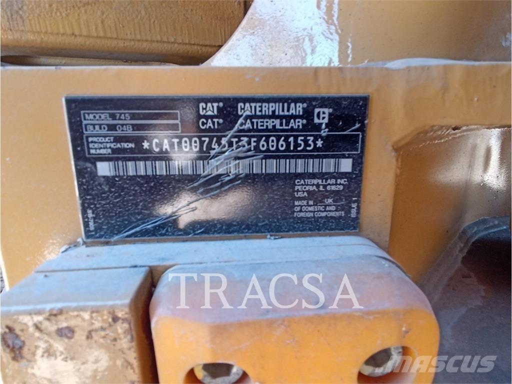 CAT 745 Artikulētie pašizgāzēji