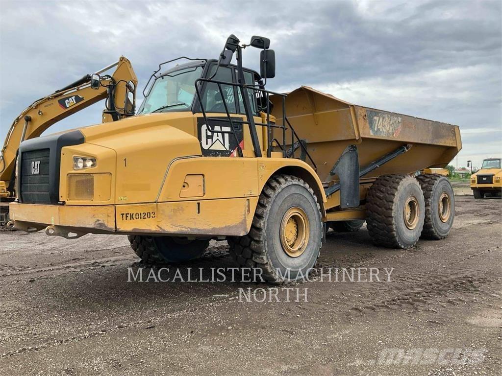 CAT 745C Artikulētie pašizgāzēji