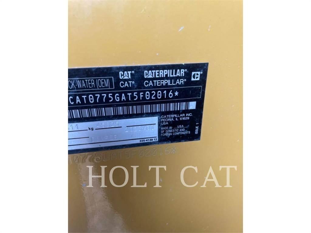 CAT 775G Artikulētie pašizgāzēji