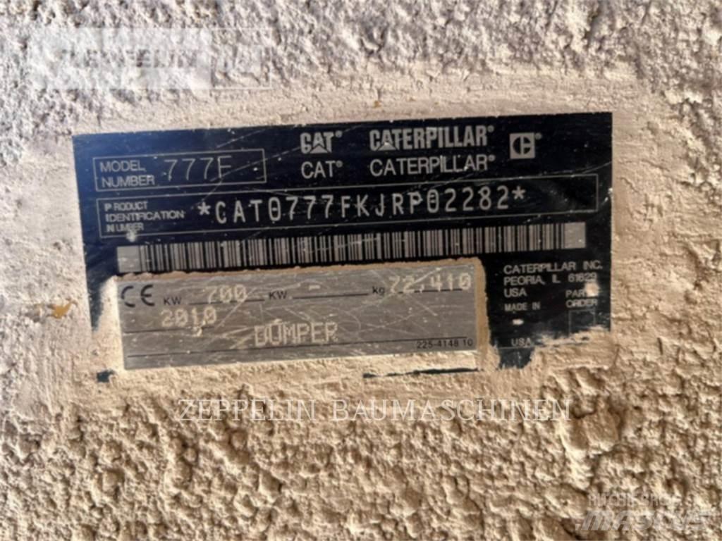 CAT 777F Artikulētie pašizgāzēji