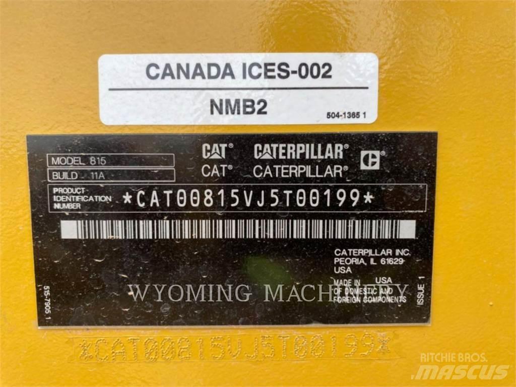 CAT 815 Augsnes blīvētāji