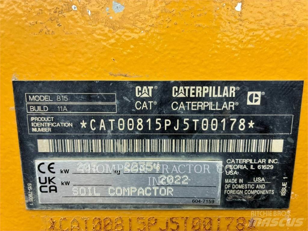 CAT 815 Augsnes blīvētāji