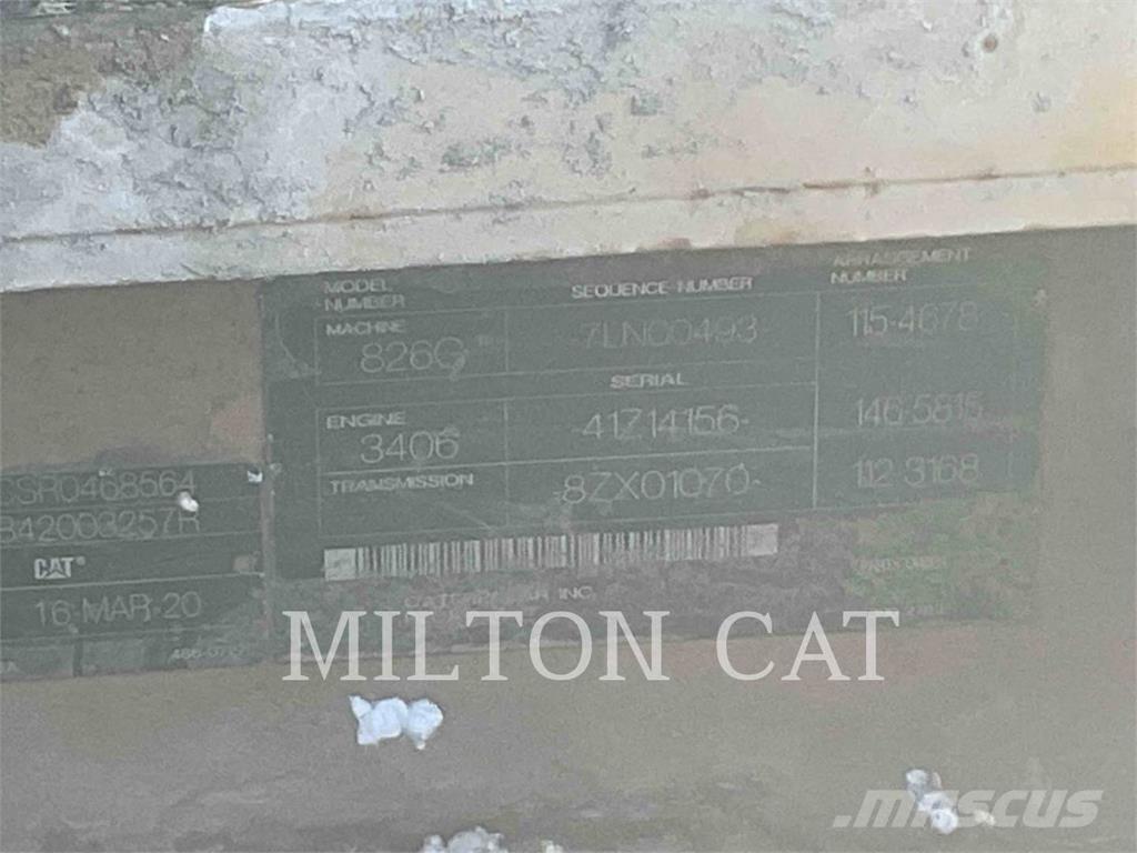CAT 826G Augsnes blīvētāji