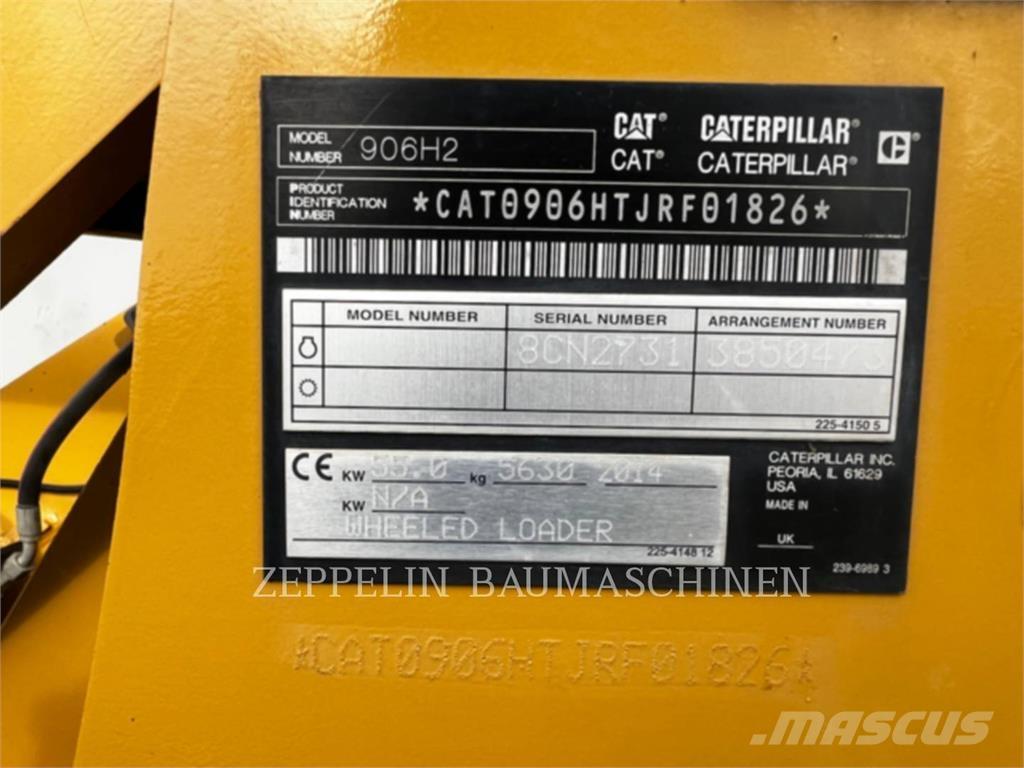 CAT 906H Iekrāvēji uz riteņiem