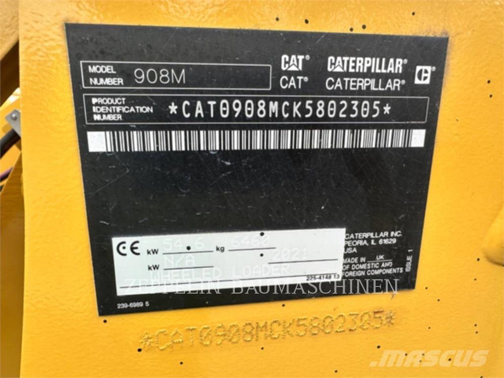CAT 908M Iekrāvēji uz riteņiem