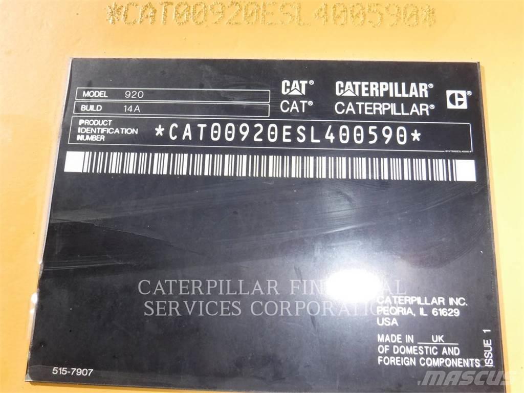 CAT 920-14 Iekrāvēji uz riteņiem