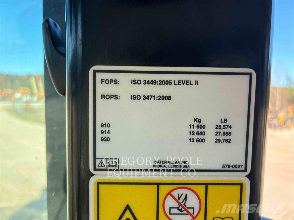 CAT 92014 Iekrāvēji uz riteņiem