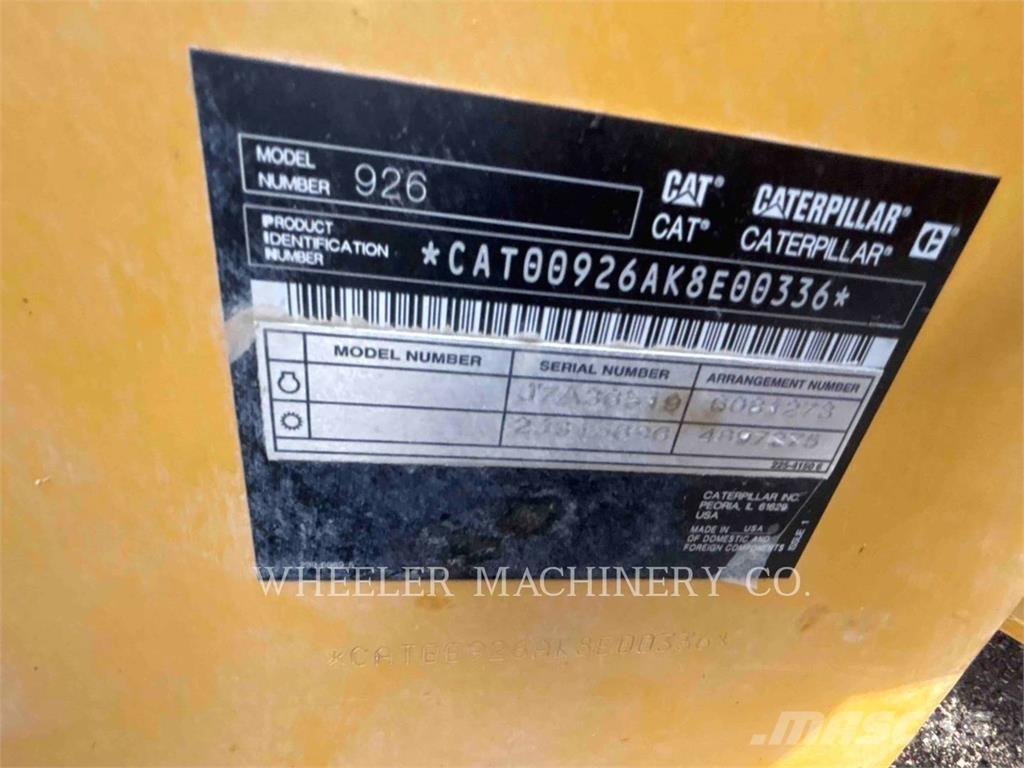 CAT 926 QC Iekrāvēji uz riteņiem