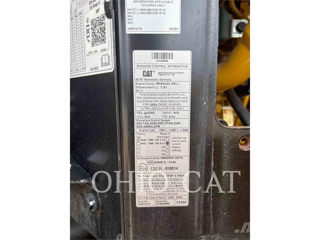 CAT 92614 Iekrāvēji uz riteņiem