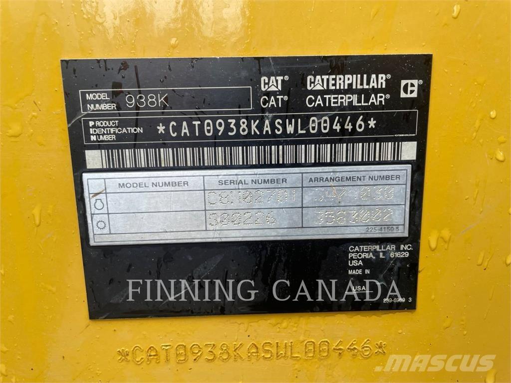 CAT 938K Iekrāvēji uz riteņiem