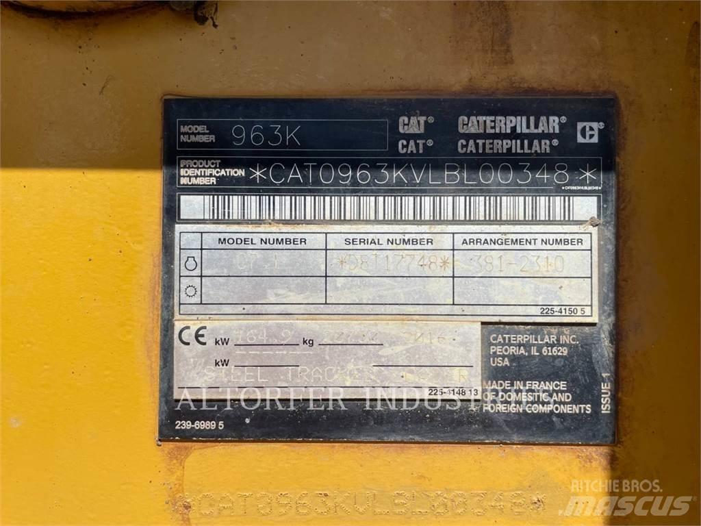 CAT 963K Kāpurķēžu iekrāvēji