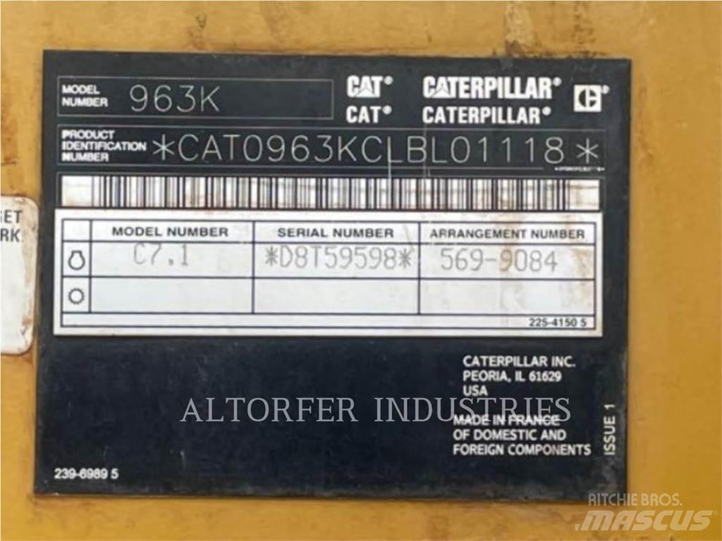 CAT 963K Kāpurķēžu iekrāvēji