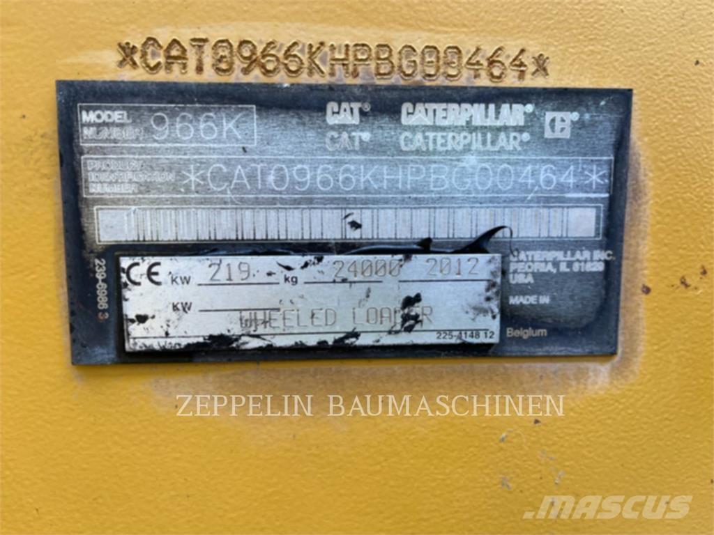 CAT 966K Iekrāvēji uz riteņiem