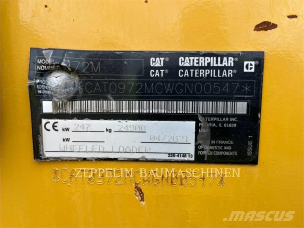 CAT 972M Iekrāvēji uz riteņiem