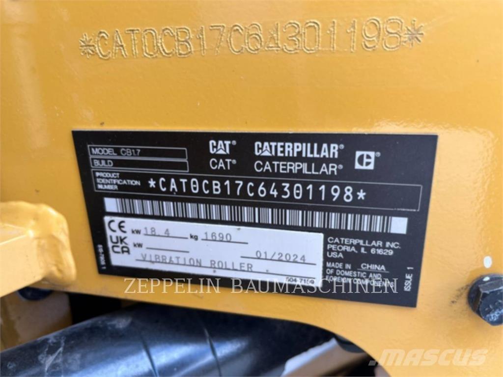 CAT CB1.7 Augsnes blīvētāji