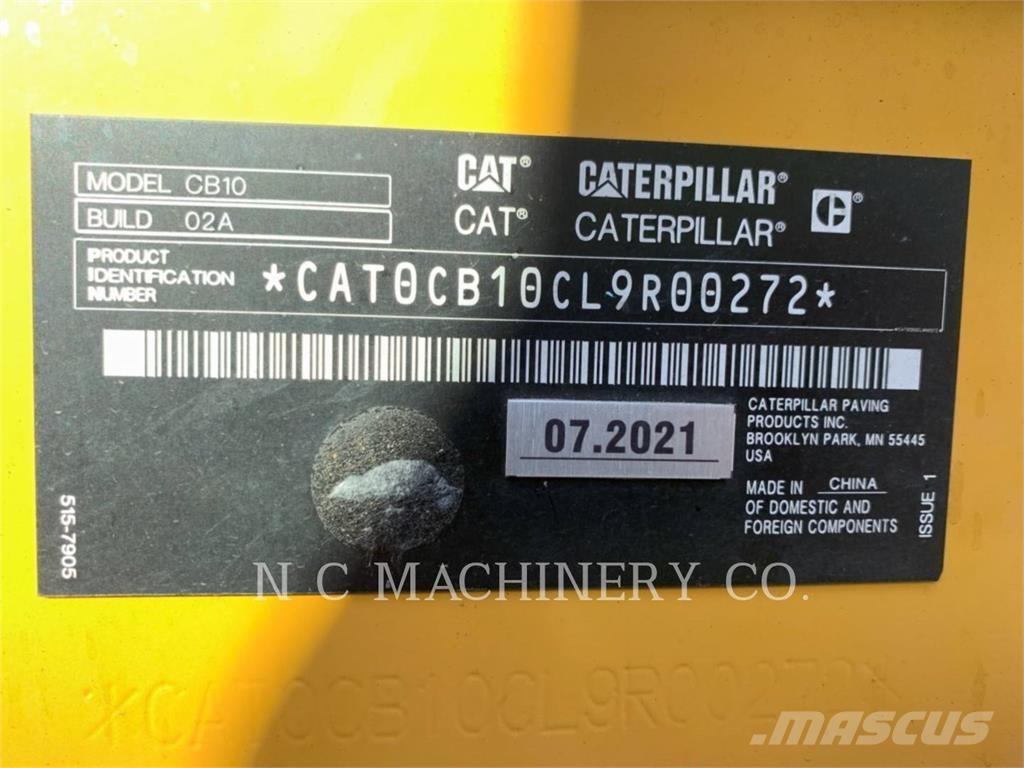 CAT CB10 Asfalta klājēji