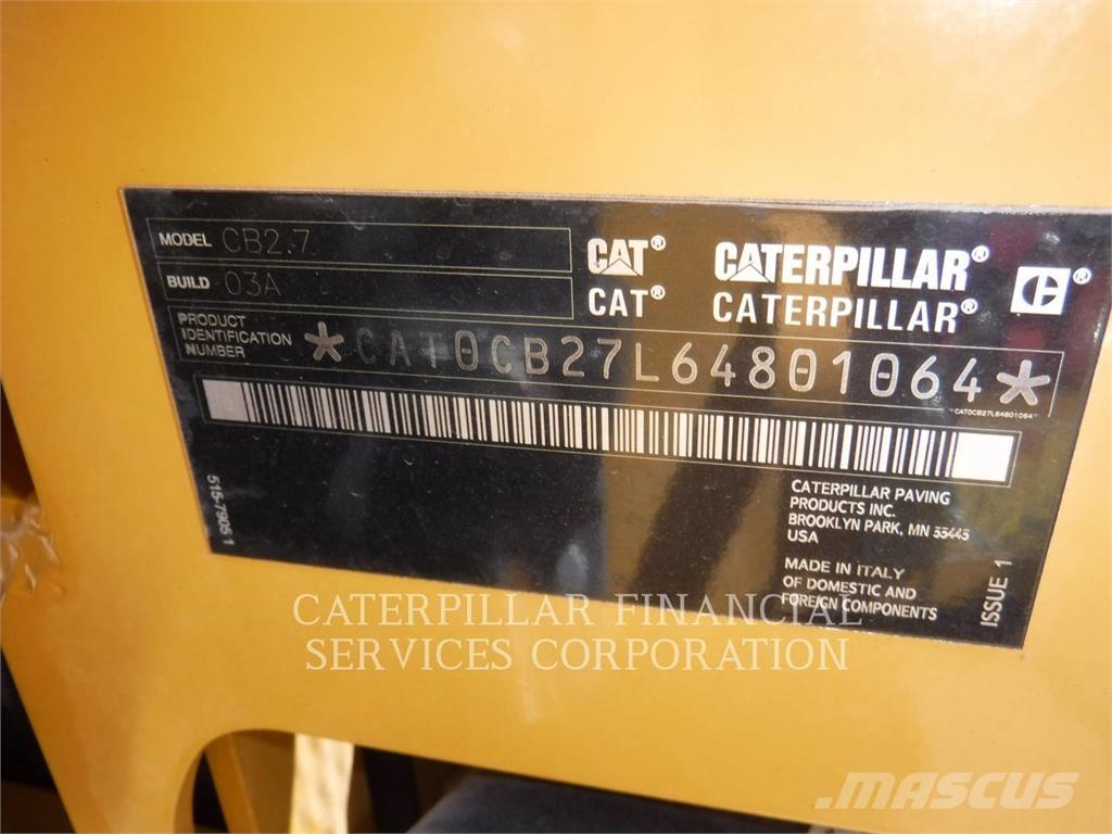 CAT CB2.7-03 Divvalču grunts veltņi