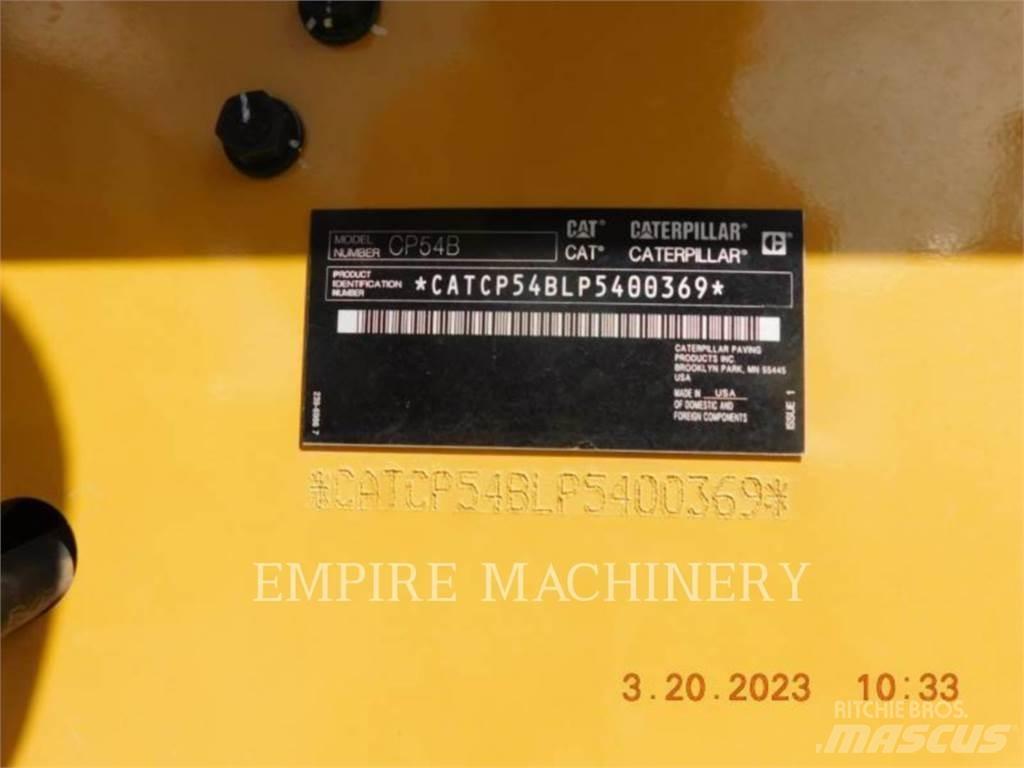 CAT CP54B Vienvalča grunts veltņi