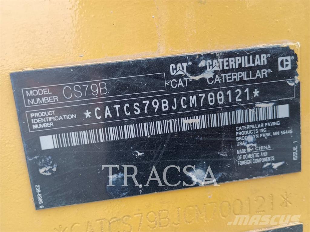 CAT CS 79 B Vienvalča grunts veltņi
