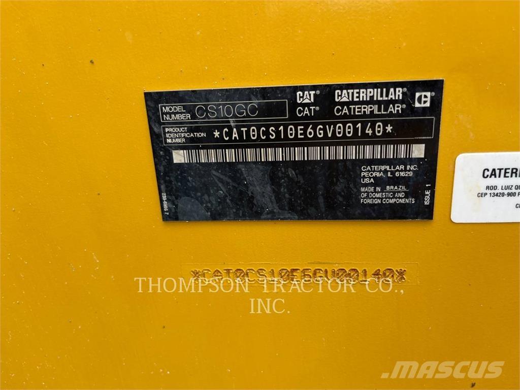 CAT CS10GC Vienvalča grunts veltņi