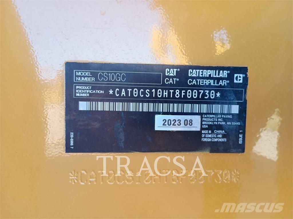 CAT CS10GC Vienvalča grunts veltņi