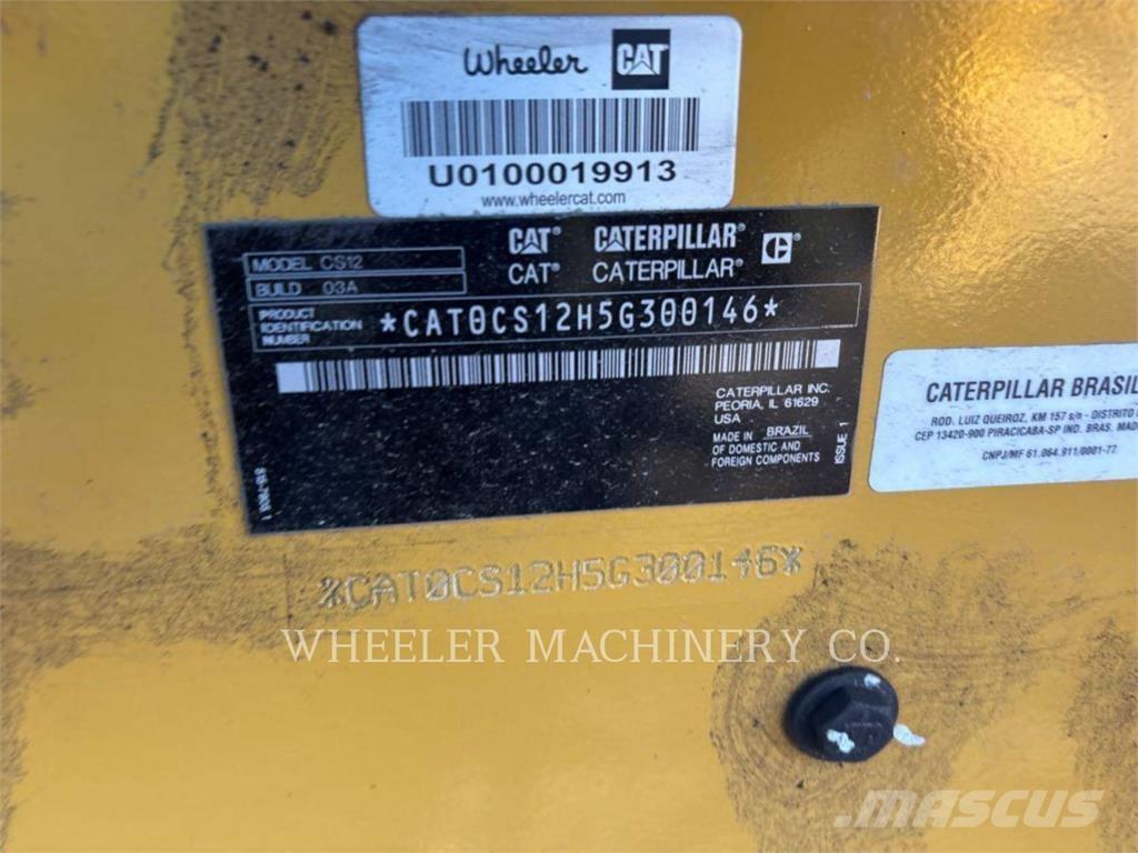 CAT CS12 Vienvalča grunts veltņi