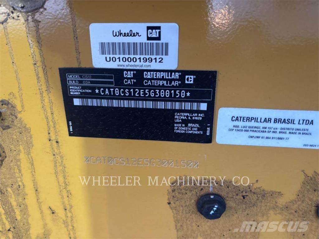 CAT CS12 Vienvalča grunts veltņi