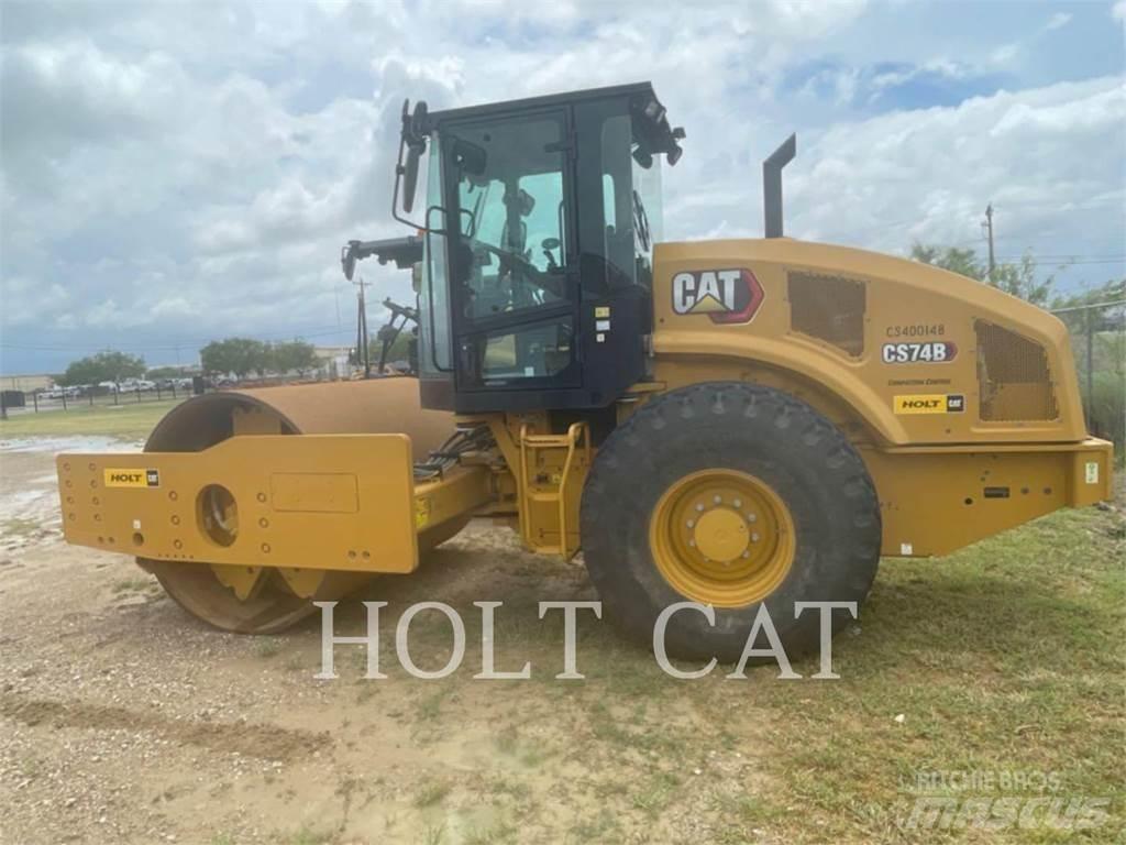 CAT CS74B CAB Vienvalča grunts veltņi