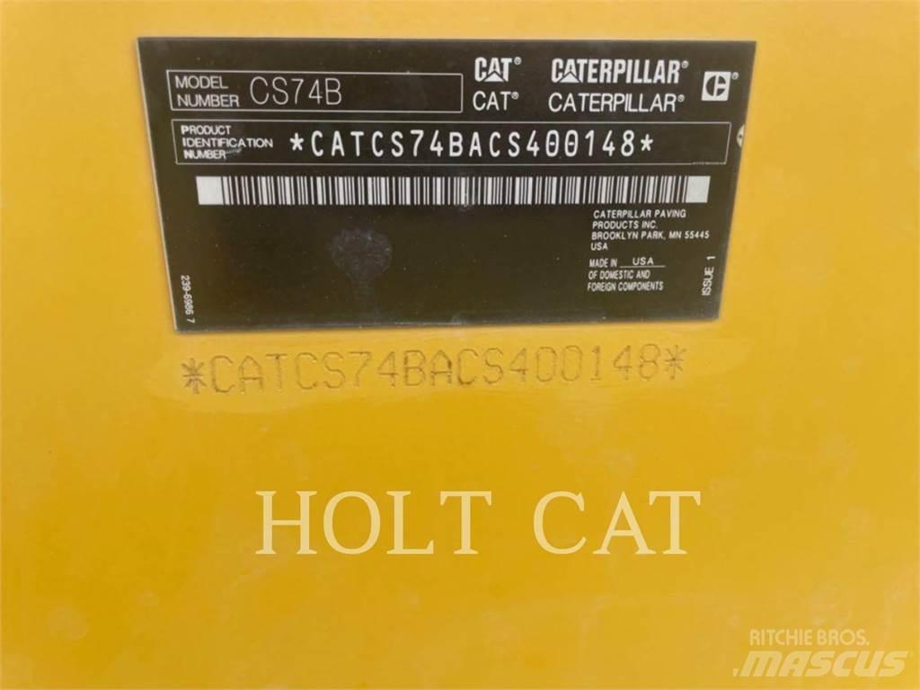 CAT CS74B CAB Vienvalča grunts veltņi