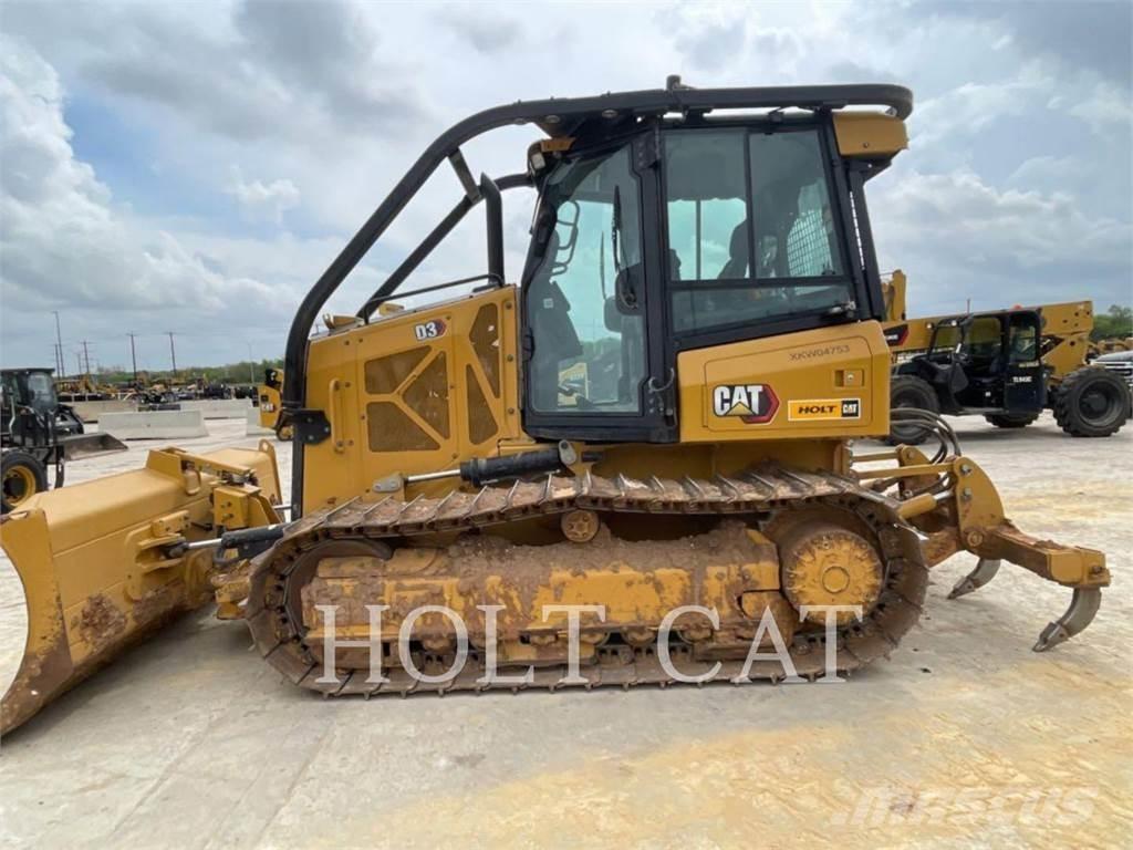 CAT D3 CAB3 Kāpurķēžu buldozeri