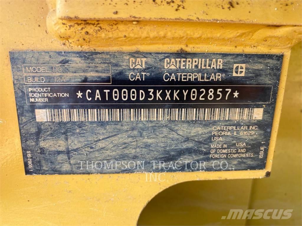CAT D3LGP Kāpurķēžu buldozeri