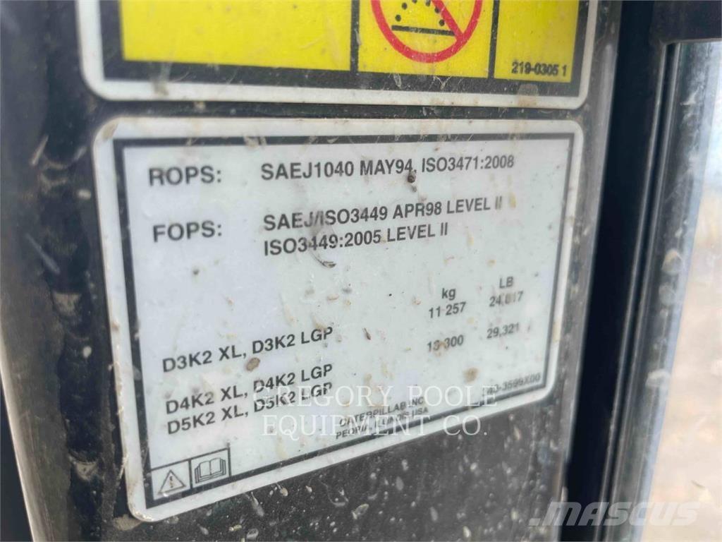 CAT D5K2LGP Kāpurķēžu buldozeri
