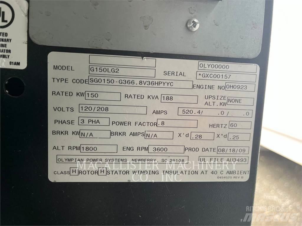 CAT G150LG2 Dīzeļģeneratori