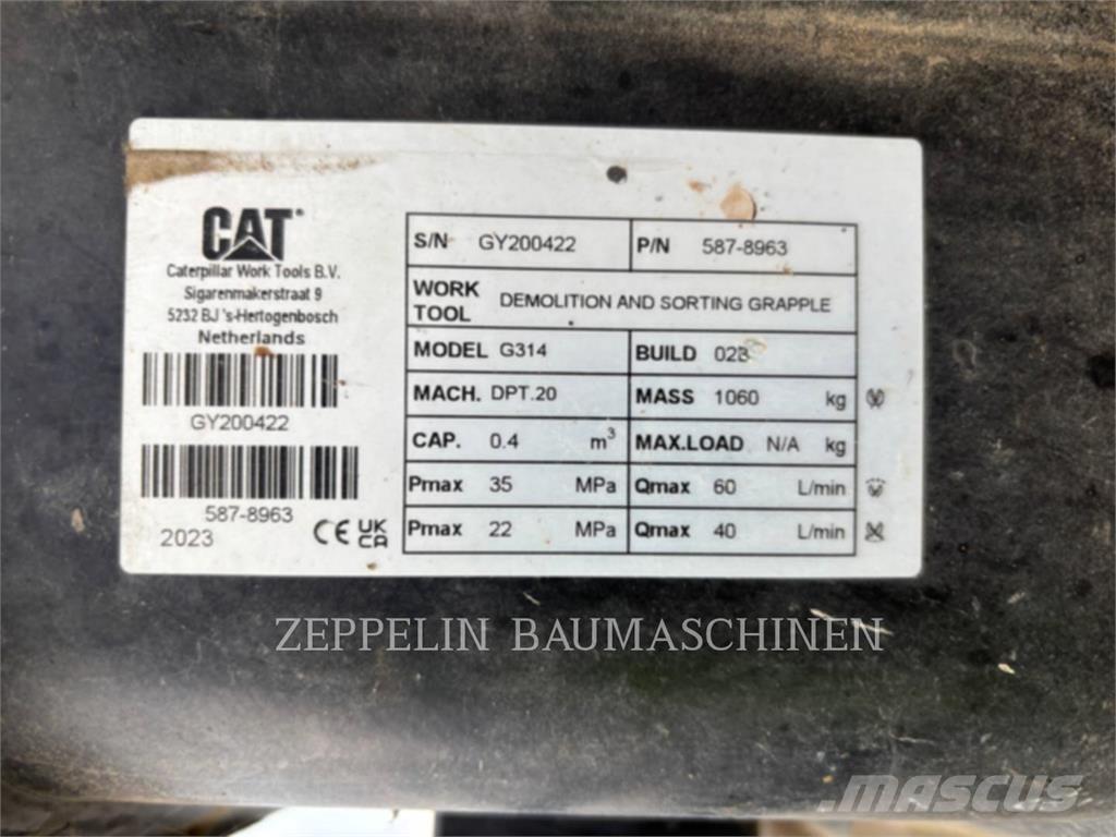 CAT G314-D Pašgrābji