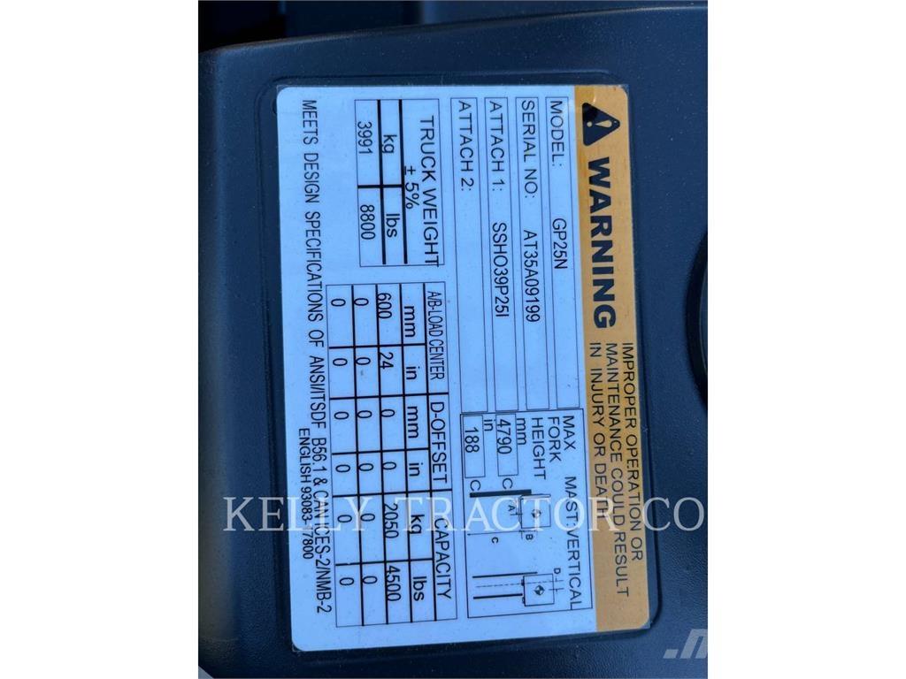 CAT GP25N Autokrāvēji - citi