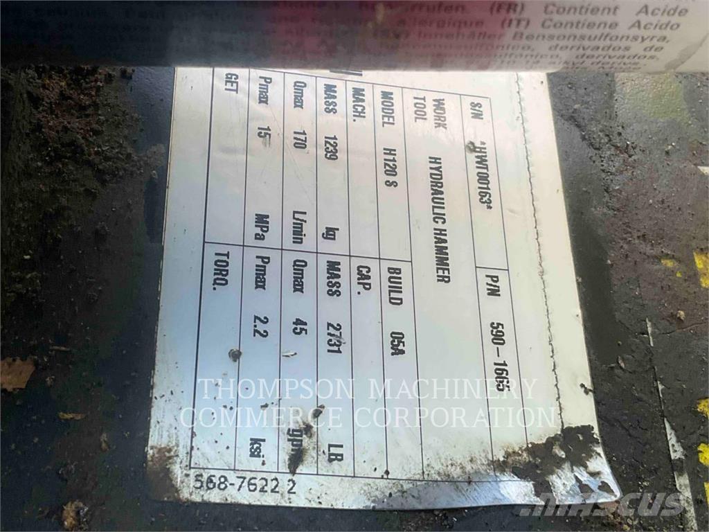 CAT H120ES Āmuri/Drupinātāji